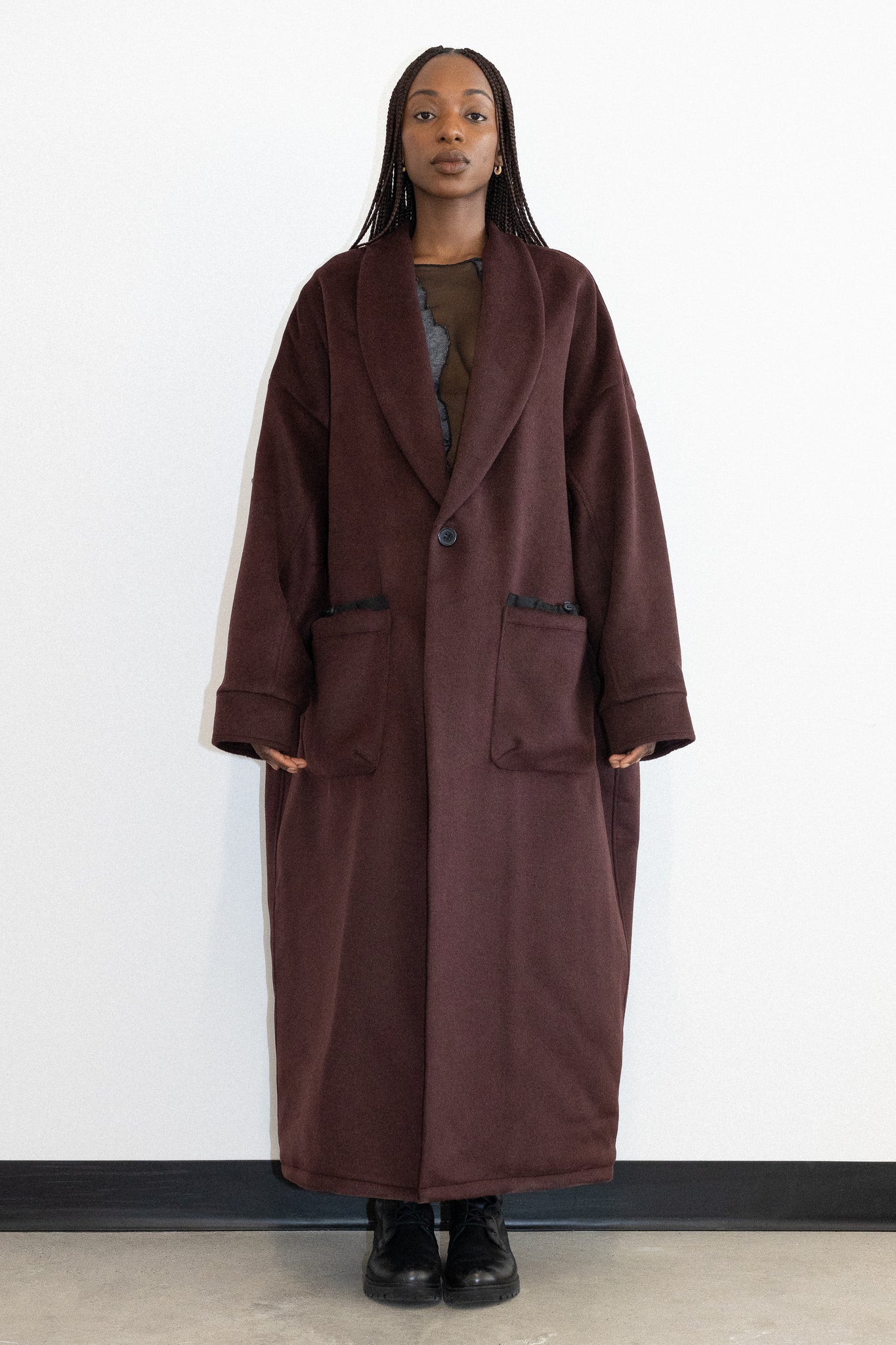 SHELTER WOOL COAT