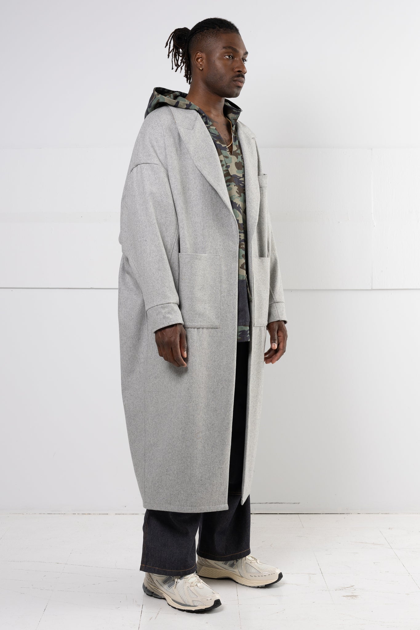 RAPLH WOOL TRENCH