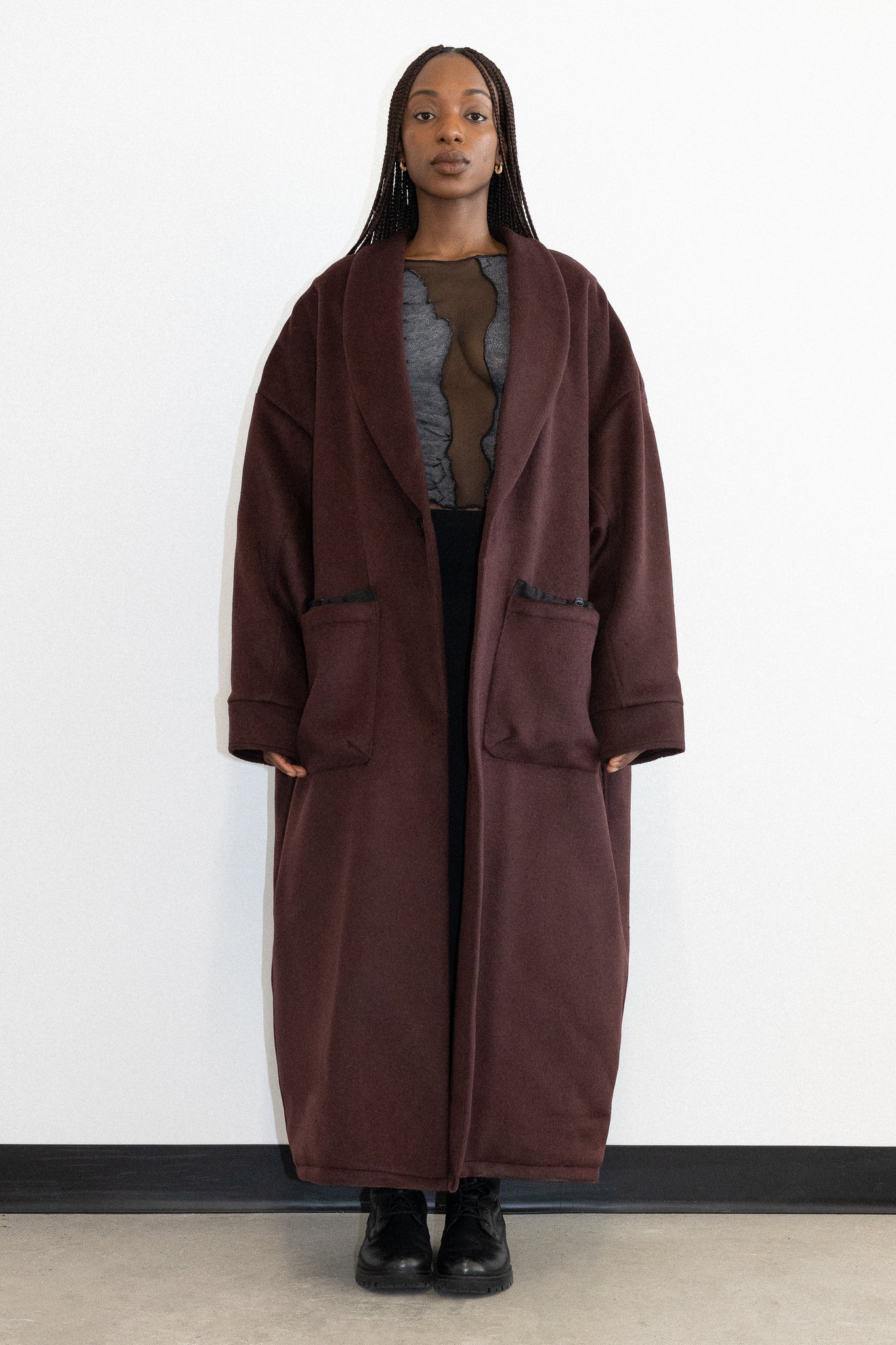 SHELTER WOOL COAT