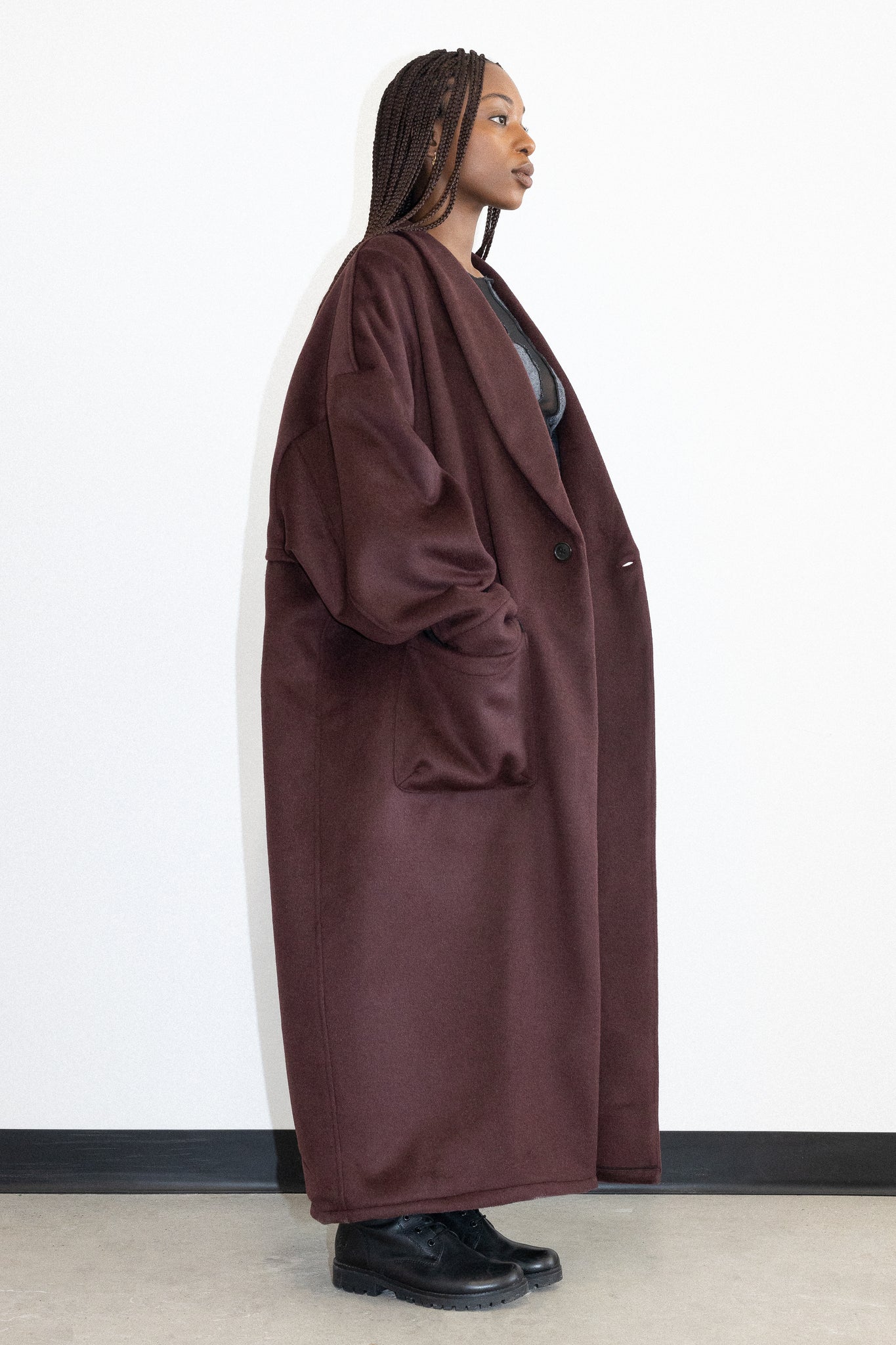 SHELTER WOOL COAT