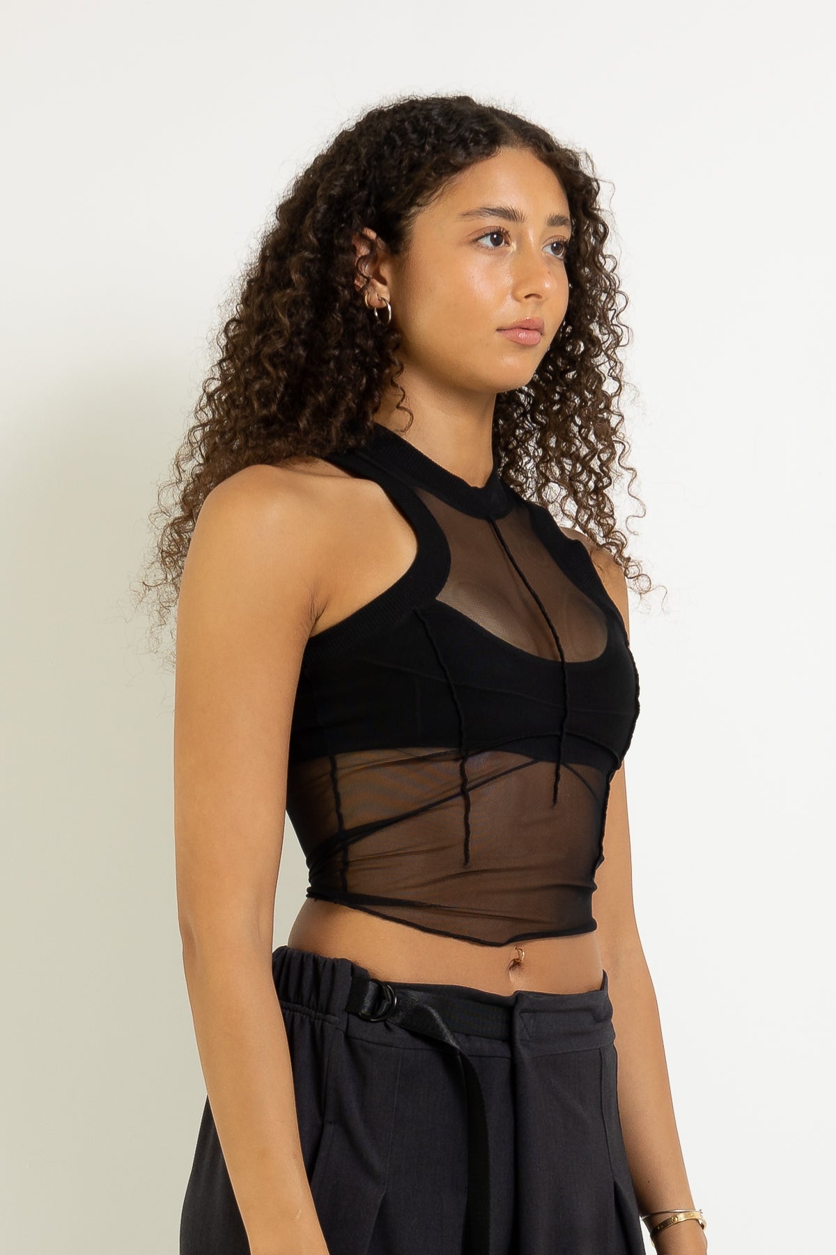 DAMIA MESH TANK TOP