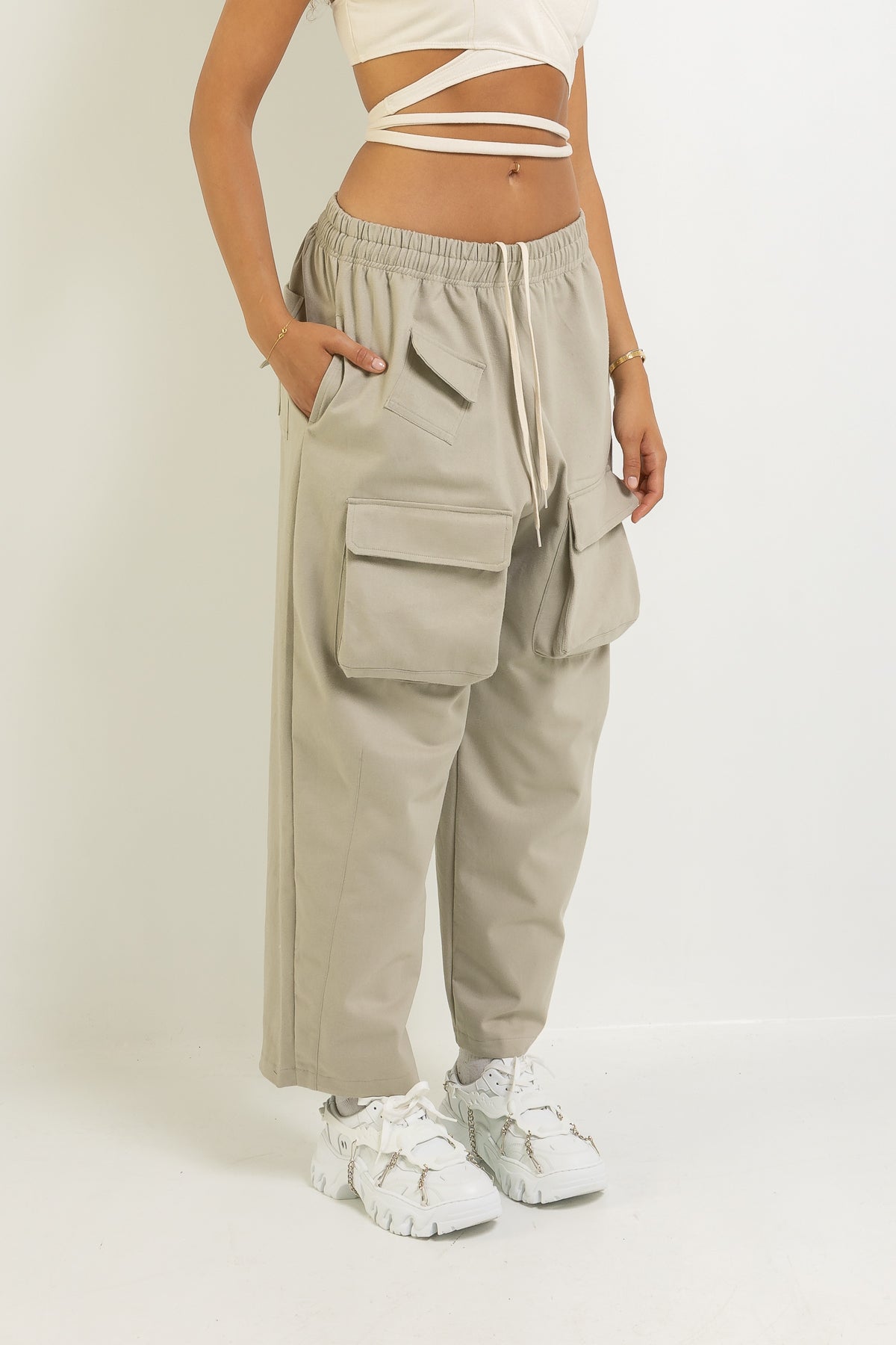 DIONYSUS CROPPED CARGO PANT - MERCY HOUSE