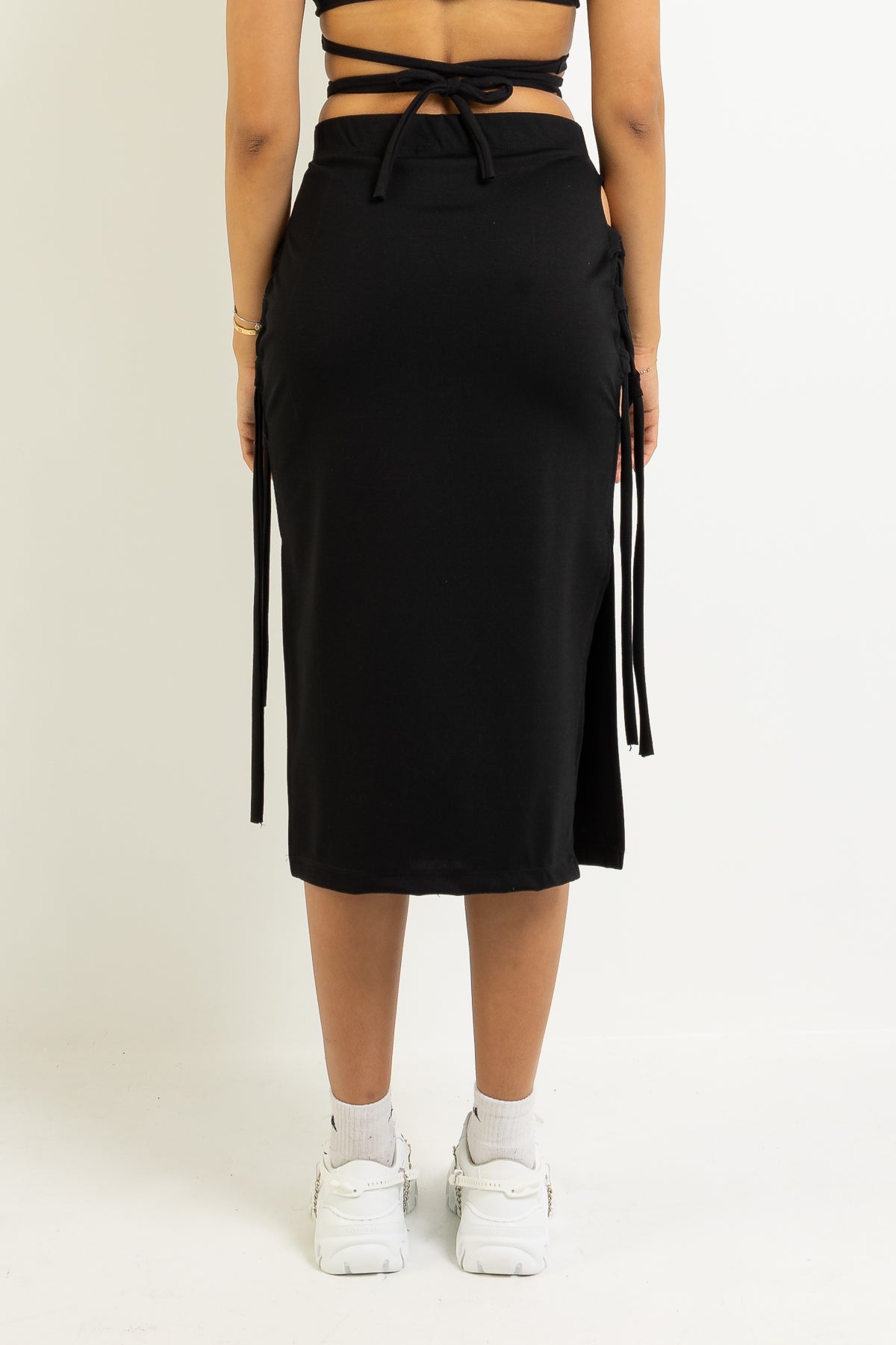 HEBE LACE UP SKIRT - MERCY HOUSE