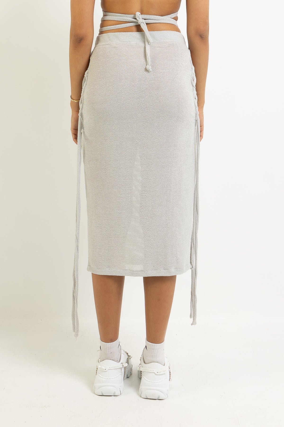 ATHENA LACE UP SKIRT