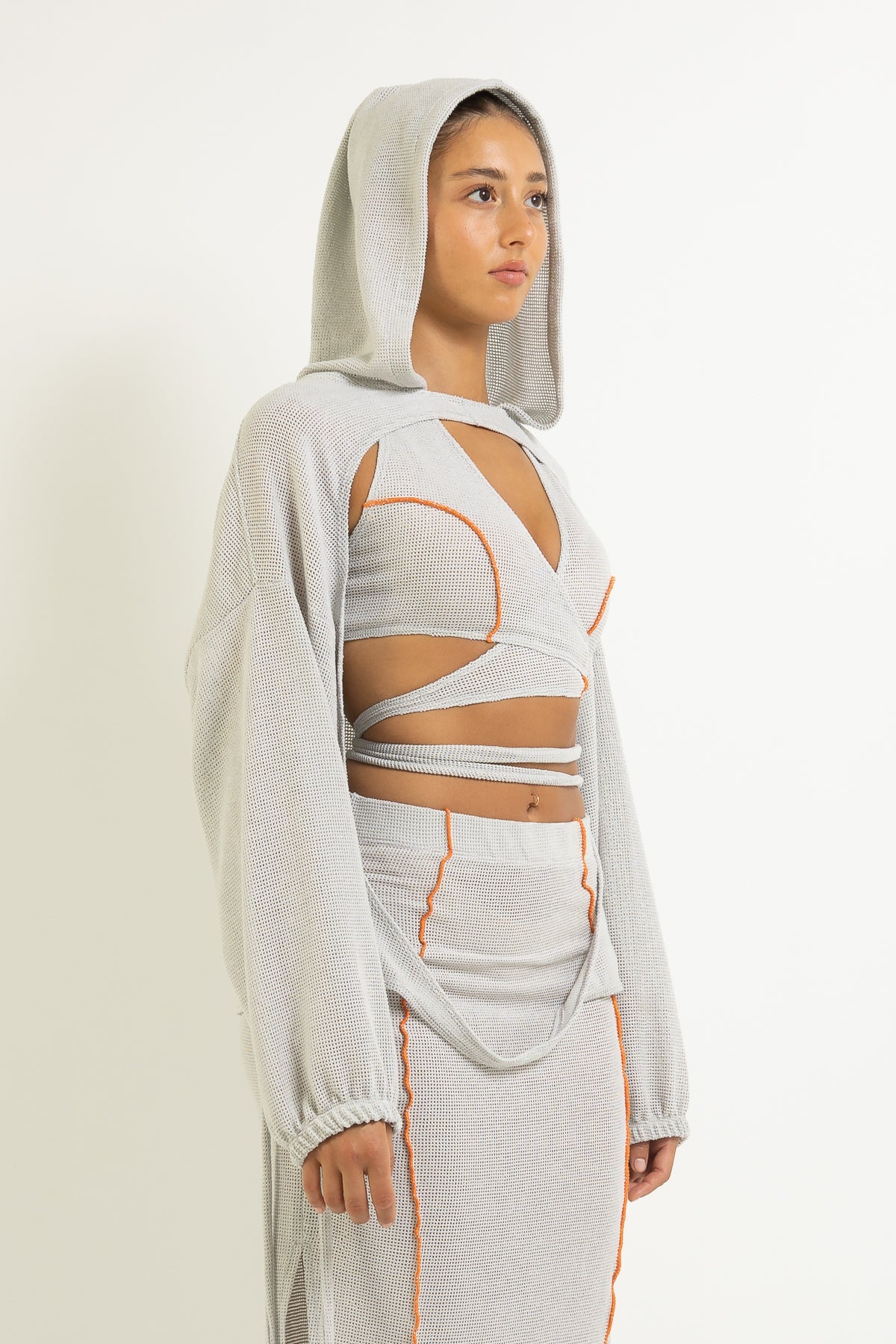 APHRODITE CUTOUT HOODIE