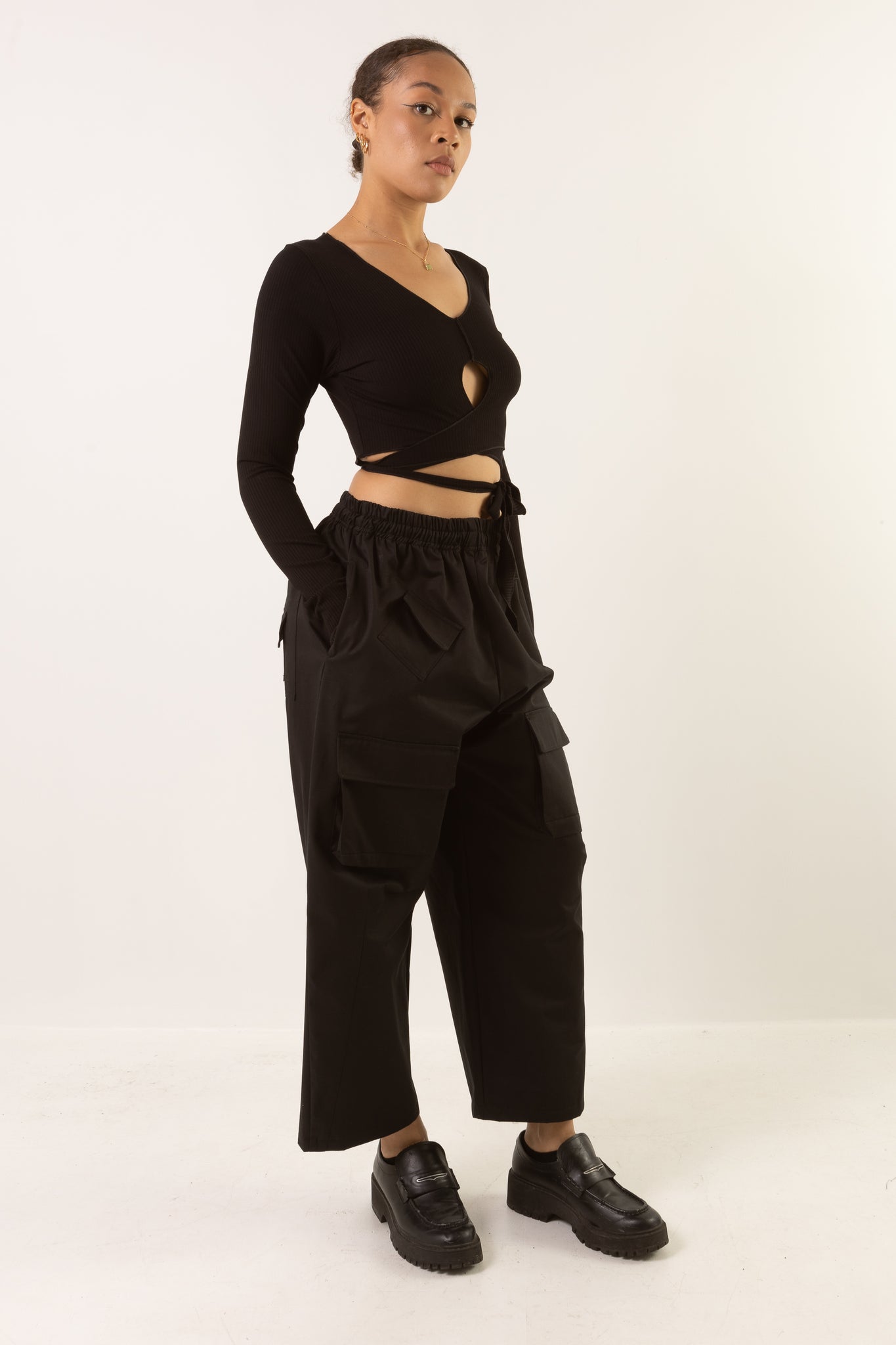 DIONYSUS CROPPED CARGO PANT - MERCY HOUSE