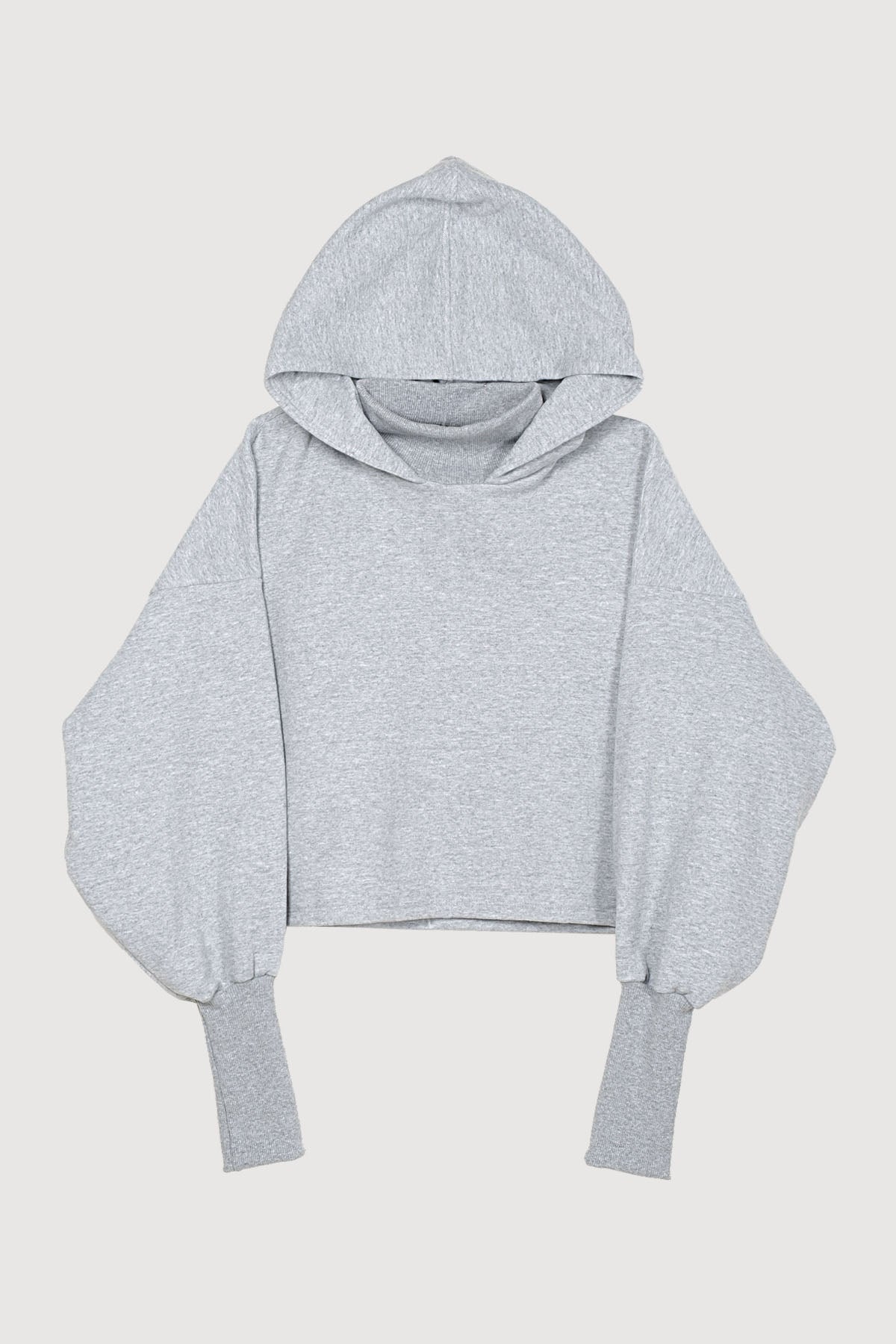 LOTUS CROPPED HOODIE