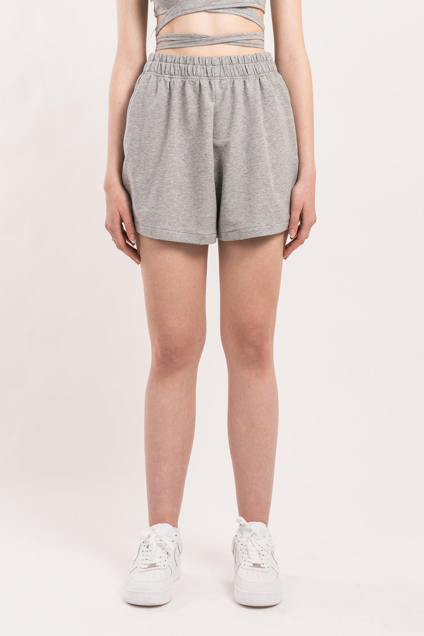 High Rise French Terry Shorts